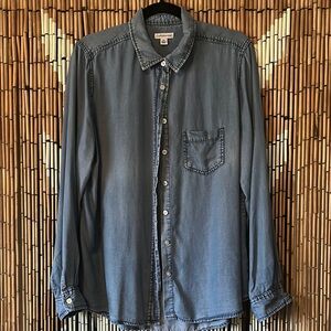 Croft & Barrow Casual Blue Denim Shirt